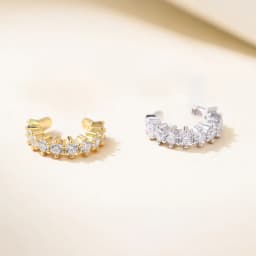 S925 Sterling Silver C-Shaped Zircon Ear Cuff No Piercing Required Luxury Minimalist Versatile Women's Earrings