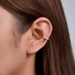 S925 Sterling Silver C-Shaped Zircon Ear Cuff No Piercing Required Luxury Minimalist Versatile Women's Earrings