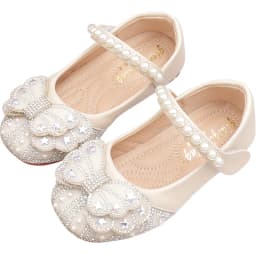 2026  Princess Crystal Shoes New Girls Single Shoes Frozen Rhinestones Shoes Performance Party Shoes