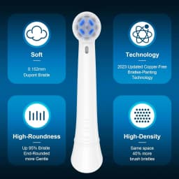 Compatible with Oral B IO Electric Toothbrush Replacement Toothbrush Brush Heads, Toothbrush Head for IO 2/3/4/5/6/7/8/9/10