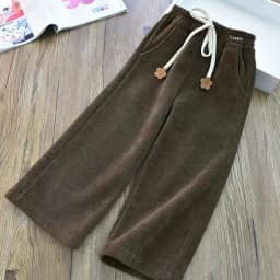 Girls Straight Leg Pants Spring 6-8 Years Old Loose Casual Pants Girls Versatile And Fashionable Pants