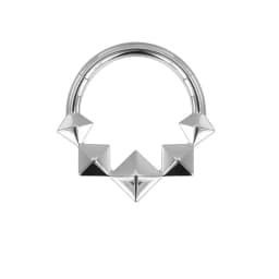 ASTM F136 Titanium Nose Rings PIERC Butterfly/heart/Marquise CZ Ring Hoop EAR Hinged Clicker Earring Labret Tragus Body Piercing