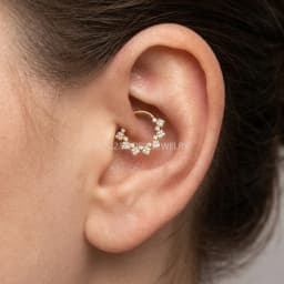 ASTM F136 Titanium Nose Rings PIERC Butterfly/heart/Marquise CZ Ring Hoop EAR Hinged Clicker Earring Labret Tragus Body Piercing