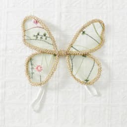 Fairy Wings for Girls Lace Flower Embroidery Butterfly Back Decor Elf Angel Costume Photography Props Stage Performance A0344