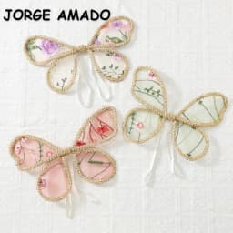 Fairy Wings for Girls Lace Flower Embroidery Butterfly Back Decor Elf Angel Costume Photography Props Stage Performance A0344