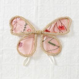 Fairy Wings for Girls Lace Flower Embroidery Butterfly Back Decor Elf Angel Costume Photography Props Stage Performance A0344