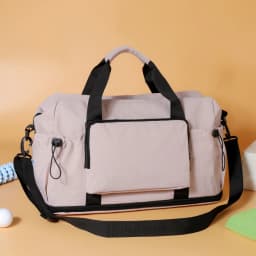 Travel Bag with Large Capacity for Short-Distance Travel, Storage Luggage Bag, Portable Lightweight Crossbody Sports and Fitness Bag for Women, Expandable and Can Be Attached to a Trolley Case