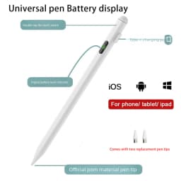 2026 Universal Stylus Battery Display Pen Touch Pen For Android IOS iPad Huawei Xiaomi Honor Tablets Stylu Penci