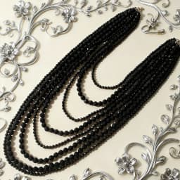 Multi-Layer Bohemian Style Black Beaded Necklace for Women Fashionable Personality Cross-Border Jewelry Accessory
