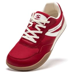 HOBIBEAR Men's Wide Width Shoes Barefoot Lace Up Sneakers Lightweight Flexible Casual Walking Shoes for Unisex