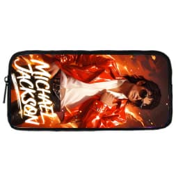 Child School Cool Popular Singers Michaels Jackson Backpack with Lunch Bags ,Pencil Bags ,School Bags for Boys Girls Best Gift