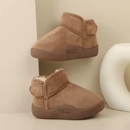 Winter Baby Girl Shoes New Toddler Snow Boots Children Infant Plush Warm Kids Short Boots Boys Cotton Shoes Size 15-24