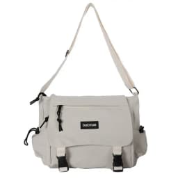 Teen Men's Simple Crossbody Bag for Women Shoulder Bag Solid Oxford Messenger Bag, Student School Bags for Daily Use Work Travel