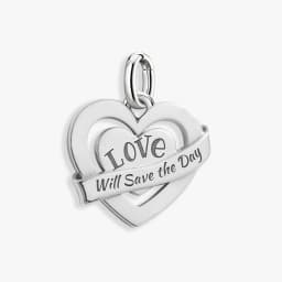 Adjustable 925 Sterling Silver Vintage Pendants Birthday Cake Love Heart Charms Beads Fit Original Bracelet Necklace DIY Jewelry
