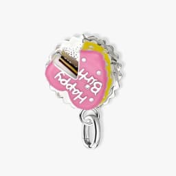 Adjustable 925 Sterling Silver Vintage Pendants Birthday Cake Love Heart Charms Beads Fit Original Bracelet Necklace DIY Jewelry