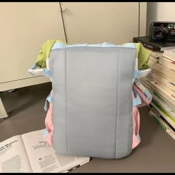 Color-Blocked Design Outdoor Hiking Bag Multi-pocket Large-Capacity Travel Backpack Lightweight Waterproof Oxford