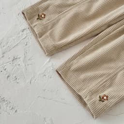 Autumn Newborn Baby Girl Loose Floral Embroidered Casual Pants Baby Fashion Pants Kid Outdoor Corduroy Trousers