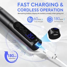 35000RPM Wireless Nail Drill Pen USB Nail File Polishing Pen Rechargeable Nail Drill Machine Portable Manicure Drill For Home