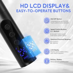 35000RPM Wireless Nail Drill Pen USB Nail File Polishing Pen Rechargeable Nail Drill Machine Portable Manicure Drill For Home