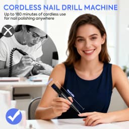 35000RPM Wireless Nail Drill Pen USB Nail File Polishing Pen Rechargeable Nail Drill Machine Portable Manicure Drill For Home