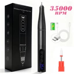 35000RPM Wireless Nail Drill Pen USB Nail File Polishing Pen Rechargeable Nail Drill Machine Portable Manicure Drill For Home