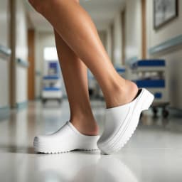 Women's Eva Nurse Clogs with Cushioning Insoles — Lightweight, Non-Slip Slip-On Medical Slippers Suitable for Hospital Indoor and Outdoor Use
