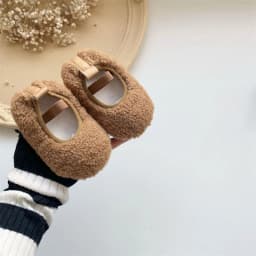 Baby Girls Boys Walking Shoes Autumn Winter Newborn Infant Casual Shoes Warm Plush Soft Soled Toddler Kids Shoes