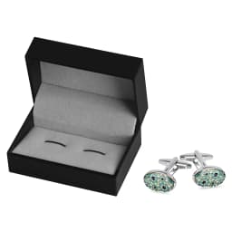 SAVOSHI Oval Enamel Pattern Cufflinks For Mens French Shirt Fashion Gift Cuff Buttons Newest Style Jewelry Drop Shipping