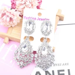 Luxury Jewelry Accessories Wholesale Elegant Long Champagne Crystal Rhinestone Chandelier Drop Statement Earrings for Women