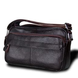 Genuine Cow Leather Women Handbags Single Shoulder Bag Zipper Messenger Bags Soft Phone Pocket High Quality Crossbody Female Bag