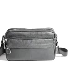 Genuine Cow Leather Women Handbags Single Shoulder Bag Zipper Messenger Bags Soft Phone Pocket High Quality Crossbody Female Bag