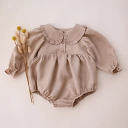Princess Baby Girl Romper Summer Spring Newborn Baby Girl Clothes Cotton Lace Floral Infant Outfits