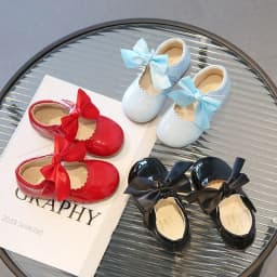 2026 Spring Autumn Little Toddler Girl Leather Dress Shoes Kids Cute Oxfords Bright Colors Girls Party Performance Dance Shoes