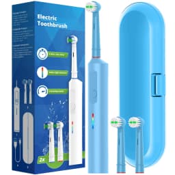 Intelligent Rotating Electric Toothbrush, Rechargeable Rotary Toothbrushes Compatible with Oral B Braun Replacement Brush Heads