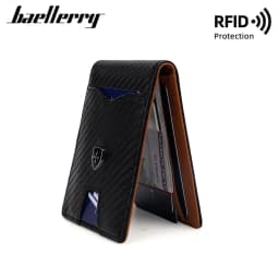 Rfid Carbon Fiber Luxury Men Wallets Money Bag Slim Thin Man Card Holder Wallet for Men Small Short Purse credit card holder