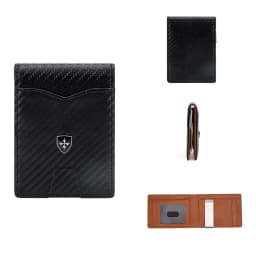 Rfid Carbon Fiber Luxury Men Wallets Money Bag Slim Thin Man Card Holder Wallet for Men Small Short Purse credit card holder