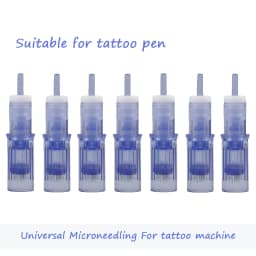10Pcs Universal Microneedling Derma Needles Cartridge Special Designed For Tattoo Pen 12/36/42 Pins All Rotary Machines Can Fit