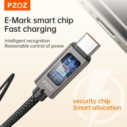 PZOZ For usb c to type c lightning magnetic cable Fast Charging iPhone iPad MacBook Charger mobile phone cables organizer bag