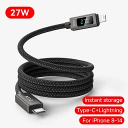 PZOZ For usb c to type c lightning magnetic cable Fast Charging iPhone iPad MacBook Charger mobile phone cables organizer bag