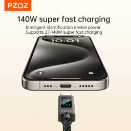 PZOZ For usb c to type c lightning magnetic cable Fast Charging iPhone iPad MacBook Charger mobile phone cables organizer bag