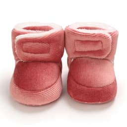 Winter Baby Cotton Shoes Thick Plush Snow Boots Soft Casual Walking Shoes for 0-18 Month Old Comfortable Toddler Footwear