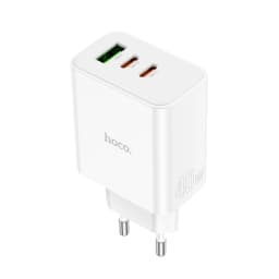 HOCO C126A PD40W Dual USB C Fast Charging Adapter For iPhone 17/16/15 Pro Max PD QC3.0 Wall Travel Phone Charger For Samsung S23