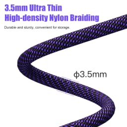 240W PD3.1 Magnetic Charging Cable Ultra thin Nylon Braided Cord ctoc 48V 5A Super Quick fast 100W for Xiaomi Samsung Emarker