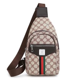 Men's Multifunction Messenger Bag Shoulder Cloth Chest Bags Crossbody Casual  Handbag with Earphone Hole