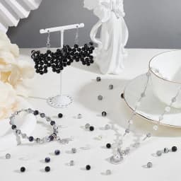 900pcs 6mm Marble Glass Beads 15 Color Black White Bracelet Beads Round Loose Beads Crystal Bead for Bracelet Earring Necklace
