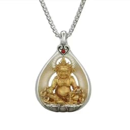 The Green Tara Avalokitesvara Manjushri Amitabha Buddha Pendant Necklace For Men Jewelry Blessing Amulet Necklace Women Gift