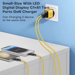 ASOMETECH GaN 35W Fast Charging Type C USB Charger QC4.0 PD3.0 PPS 30W 25W Quick Charger for IPhone 15 Pro Samsung S23 Xiaomi