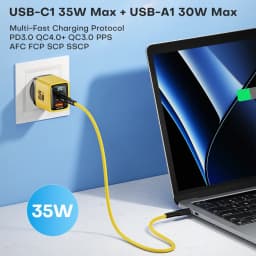 ASOMETECH GaN 35W Fast Charging Type C USB Charger QC4.0 PD3.0 PPS 30W 25W Quick Charger for IPhone 15 Pro Samsung S23 Xiaomi