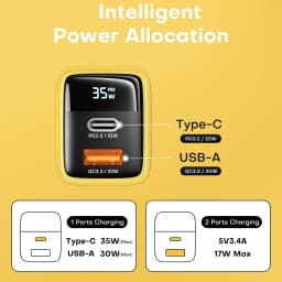 ASOMETECH GaN 35W Fast Charging Type C USB Charger QC4.0 PD3.0 PPS 30W 25W Quick Charger for IPhone 15 Pro Samsung S23 Xiaomi