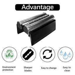 52B Replacement Head Compatible with Braun Series 5 Electric Shaver Razor 5090/5190cc,5040/5140s,5030s,5147s,5145s,5195cc,5197cc